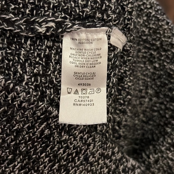 LOFT Marled Button Cuff Sweater - Picture 8 of 8